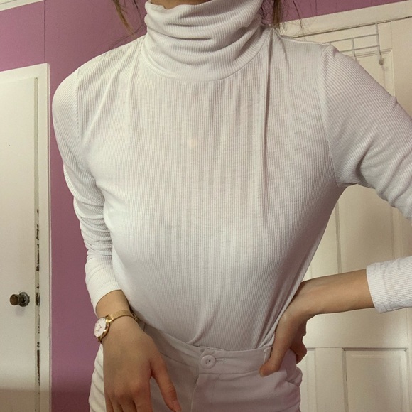 Two pack black and white turtlenecks - Picture 4 of 4